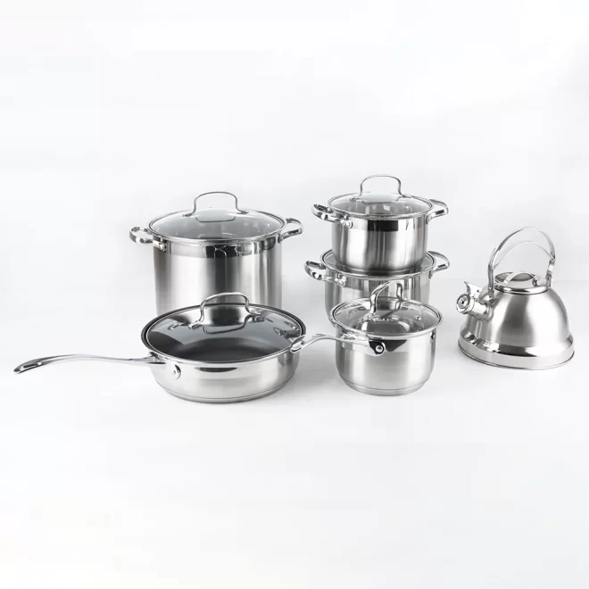 stainless steel cookware set