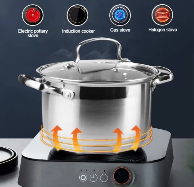 stainless steel cookware set