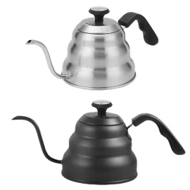 Custom Coffee Kettle Stainless Steel Gooseneck With Thermometer