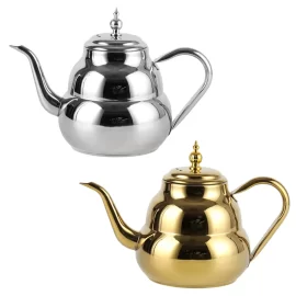 Wholesale Turkish Tea Pots Stainless Steel Goose Neck With Infuser