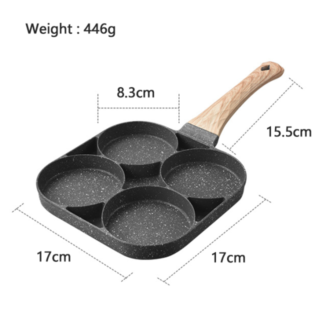 square non stick frying panAluminum Egg Frying Pan custom