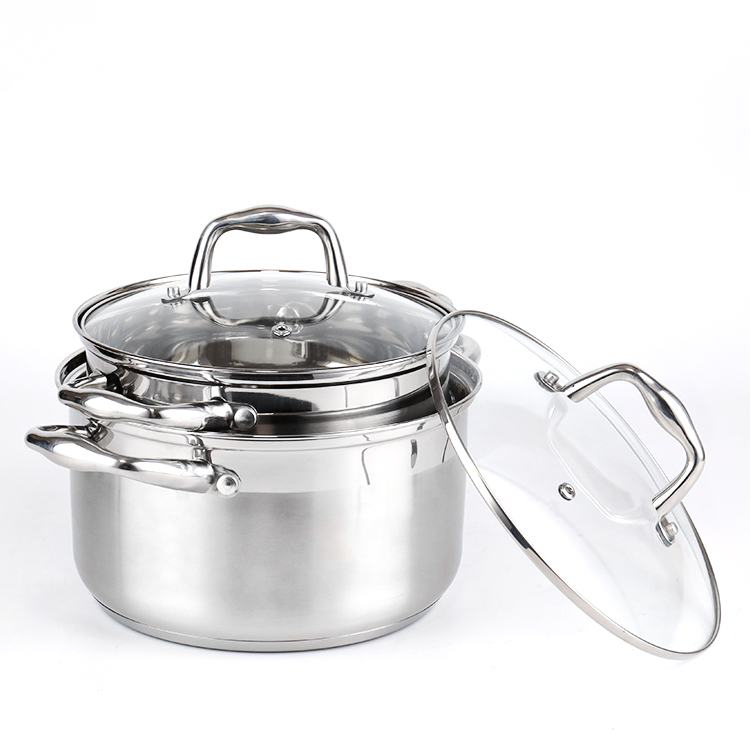 stainless steel cooking pot with capsule bottom custom