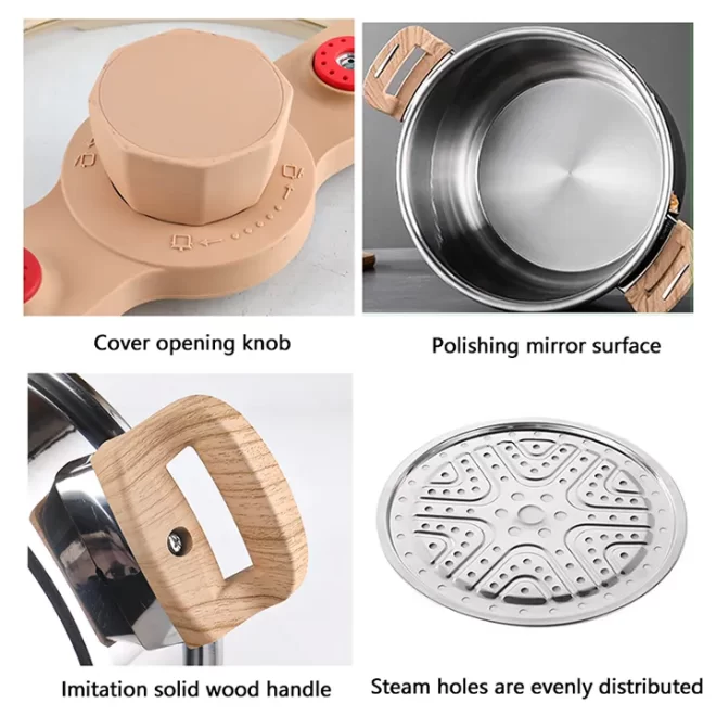 stainless steel micro pressure cooker wholesale6