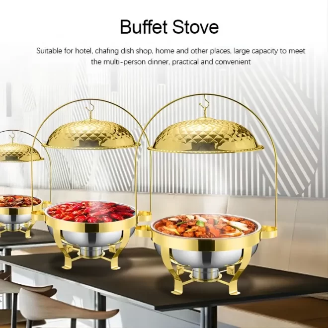 Commercial Gold Chafing Dish