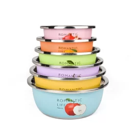 Factory Large Stainless Steel Bowl Colorful Multifunction For Meal Prep