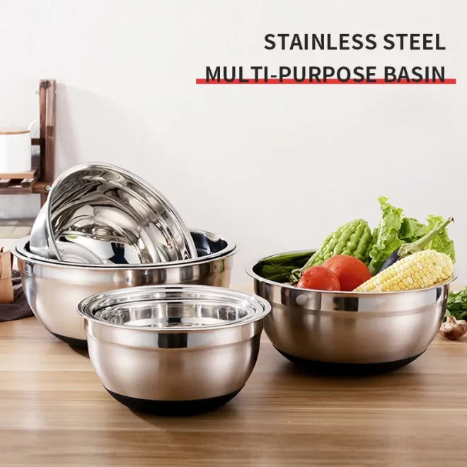 Factory Direct Metal Mixing Bowls