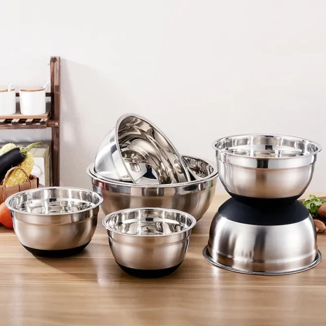 Factory Direct Metal Mixing Bowls