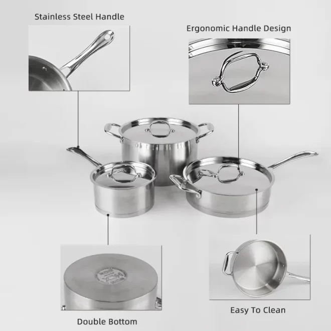 Custom 12-Pieces Pots And Pans Set