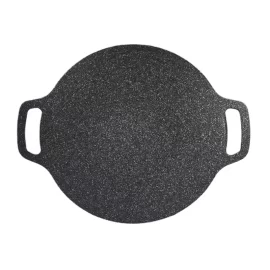 Wholesale Cast Iron Grill Pan Round Outdoor With Double Loop Handle