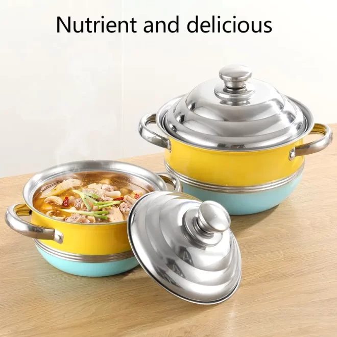 Stainless Steel Cooking Pot Set