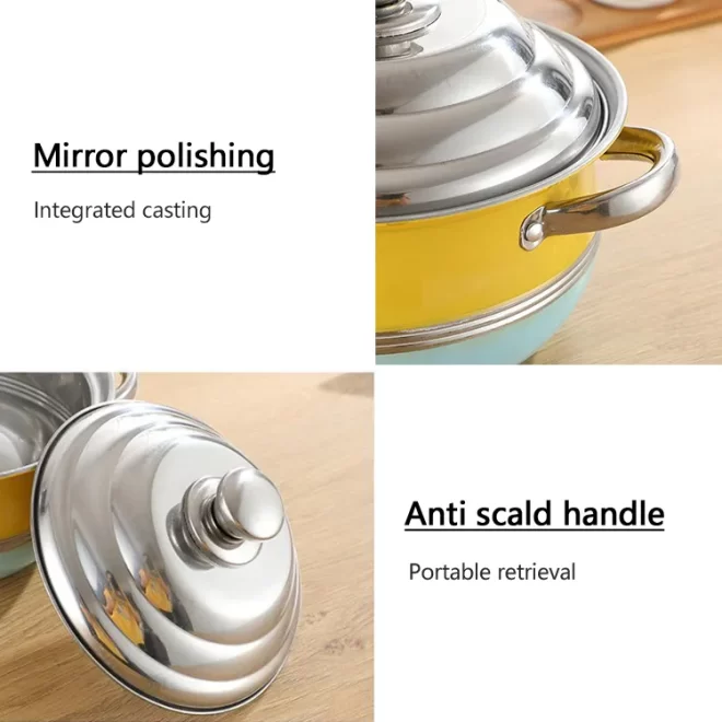 Stainless Steel Cooking Pot Set