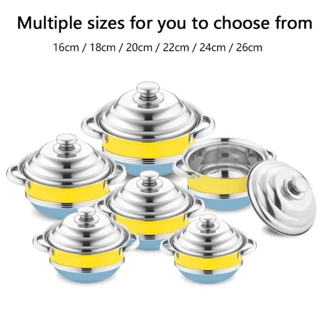 Stainless Steel Cooking Pot Set