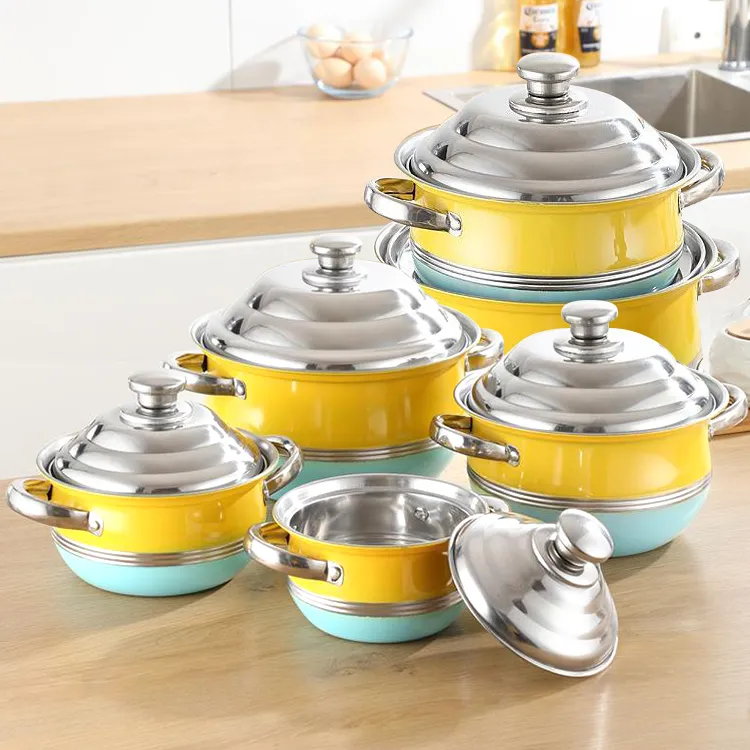 Stainless Steel Cooking Pot Set