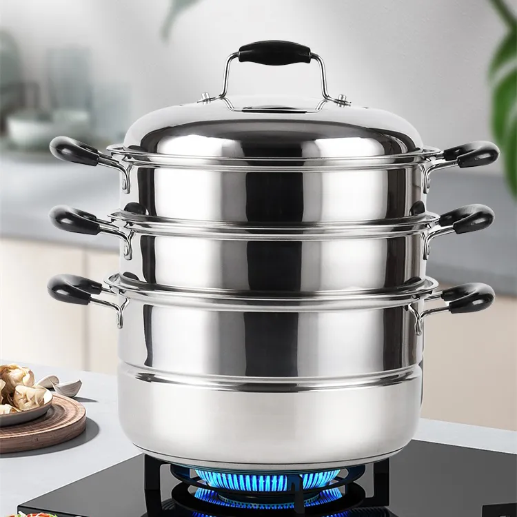 Stainless Steel Steaming Pot