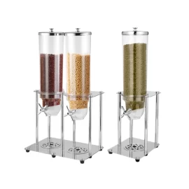 Wholesale Dry Food Dispenser Cereal Storage Countertop Stainless Steel 3.5L/7L