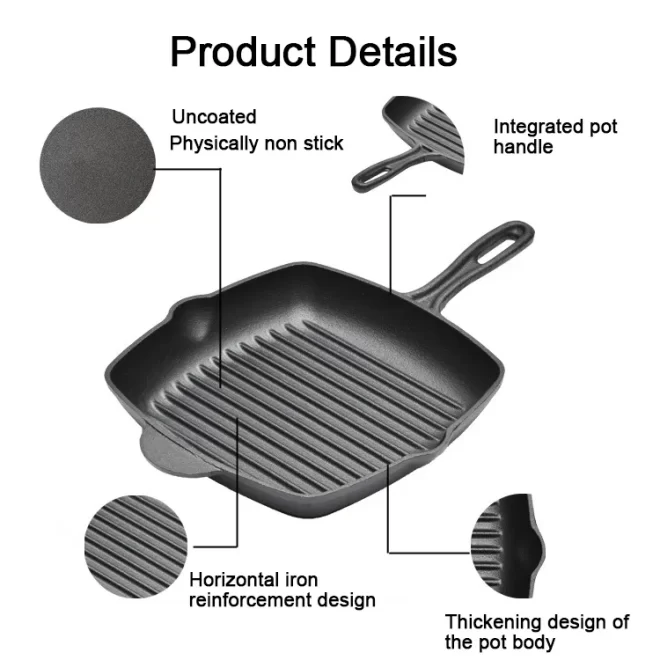 Wholesale Grill Pan Cast Iron