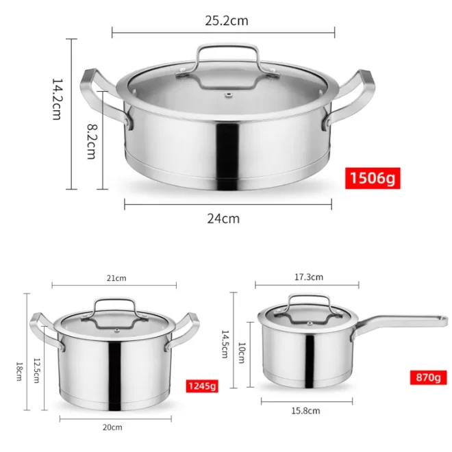 Stainless Cookware Set