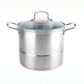 Export Stainless Steel Stockpot Induction Cooker With Glass Lid