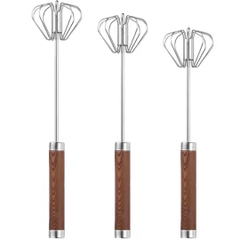 Wholesale Egg Whisk Hand Push Stainless Steel Semi-Auto Multiuse