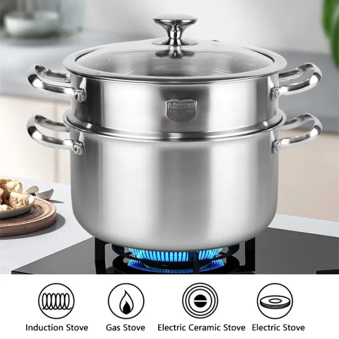 OEM Stainless Steel Steamer Pot