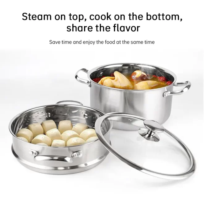 OEM Stainless Steel Steamer Pot