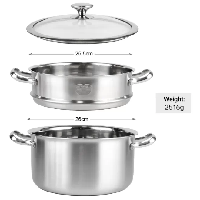 OEM Stainless Steel Steamer Pot