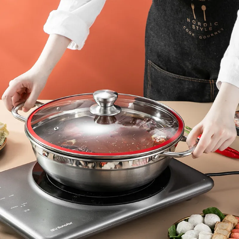 Wholesale 304 Stainless Steel Hot Pot