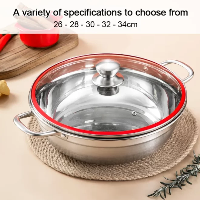 Wholesale 304 Stainless Steel Hot Pot