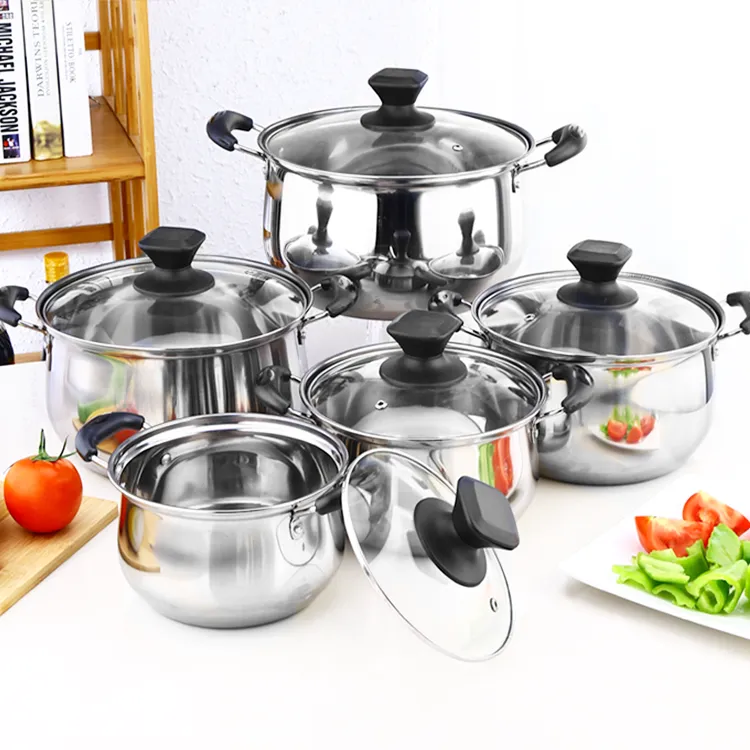 Wholesale Stainless Steel Cooking Pot Set