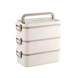 Custom Stackable Lunch Box Stainless Steel 304 Portable Microwave Safe