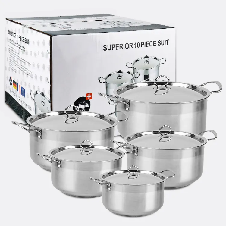 factory stainless steel pot set