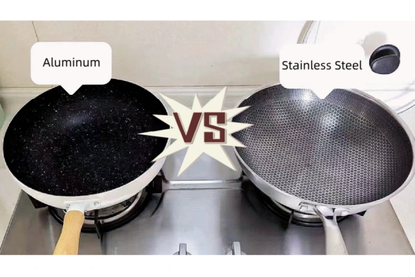 aluminum vs stainless steel cookware-Allnice 1