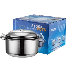 Wholesale Cookware Set 6 Pieces Stock Pot Set Stainless Steel Cooking Pot Set