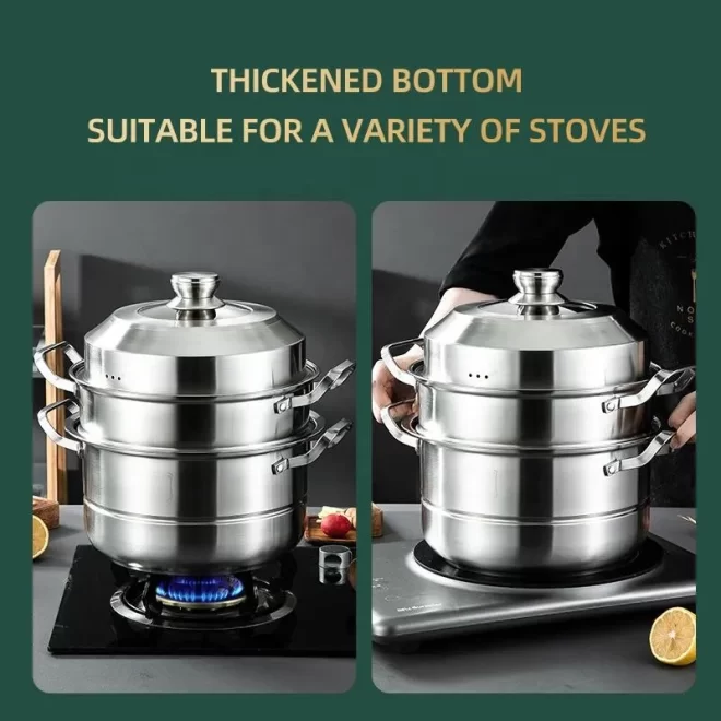 3 Layer Steamer Pot Manufacturer