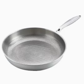 Factory Direct Kitchen Frying Pan Nonstick Hybrid 304 Stainless Steel Cooking Fry Pan