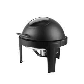 Factory Supply Runde Chafing Dish Buffet Set 6.8L Roll Top Food Warmer für Party