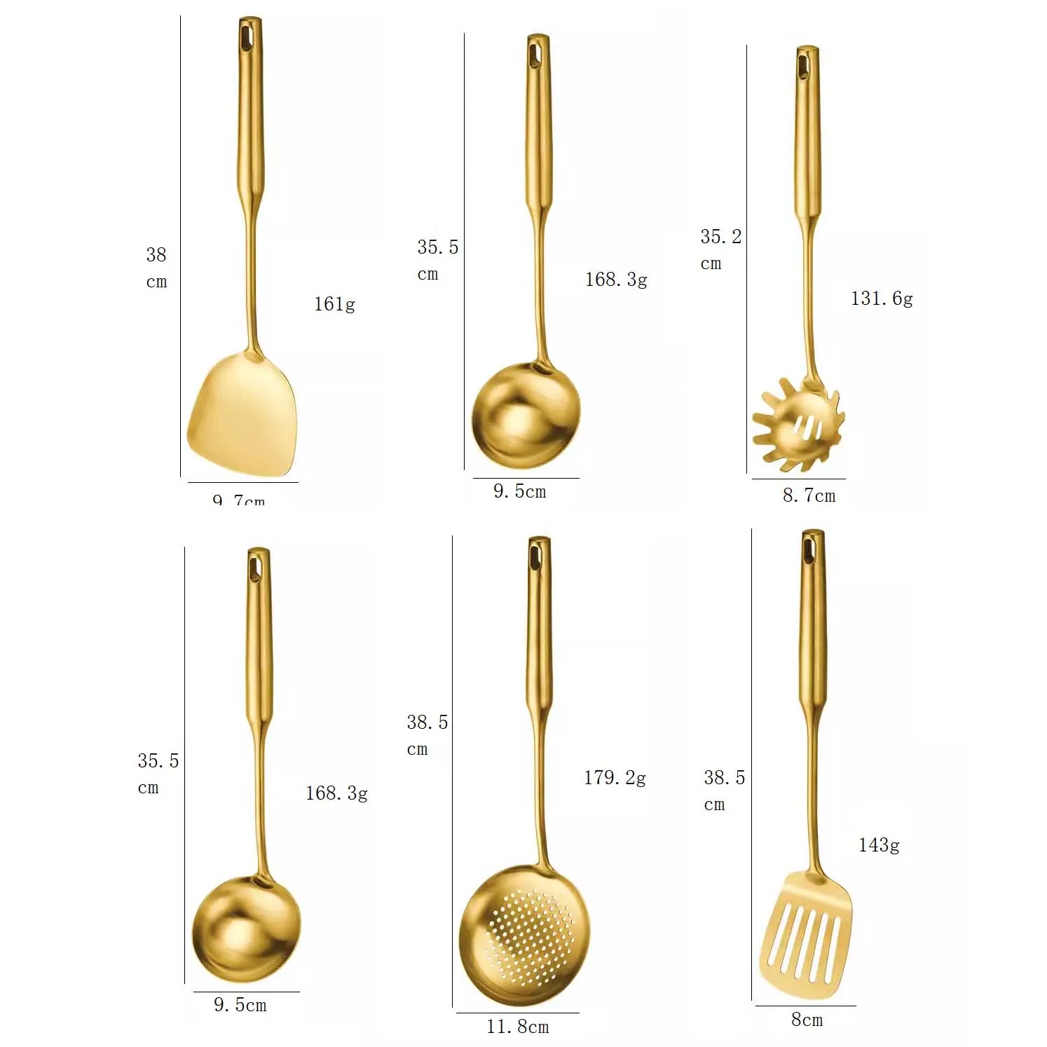 Cooking Utensil Set - size