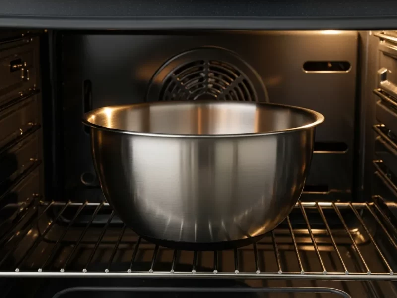 As taças de aço inoxidável podem ir ao forno