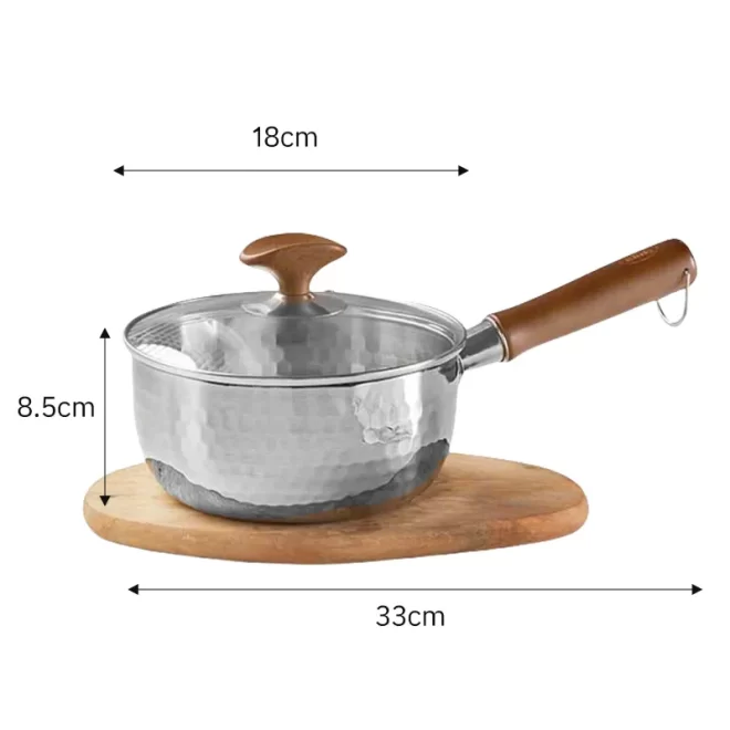 Custom Stainless Steel Saucepan Sizes