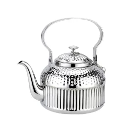 Wholesale Stainless Steel Tea Kettle 1.8L Retro Mirror Polished Water Kettle with Handle