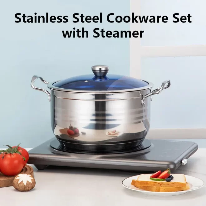 Custom Kitchenware Wholesale 120 Pcs Cookware Set Stainless Steel (1)