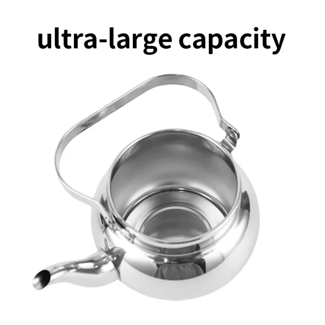 Wholesale Stainless Steel Teapot Custom Multi-Size Tea Kettle with Infuser for Tea & Coffee – Bild 3