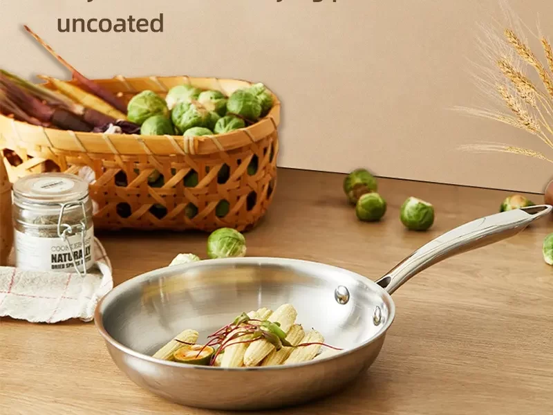 Low MOQ Stainless Steel Frying Pans for Wholesalers