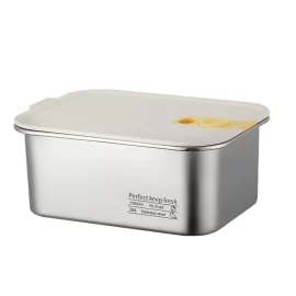 Mayorista Envases para Alimentos con Tapa Hermética, Fiambrera de Acero Inoxidable 304 Gran Capacidad
