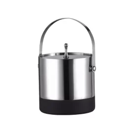 Wholesale Ice Bucket Stainless Steel 1.4L Thermal Ice Buckets Beverage Tubs with Ice Spacer & Clips
