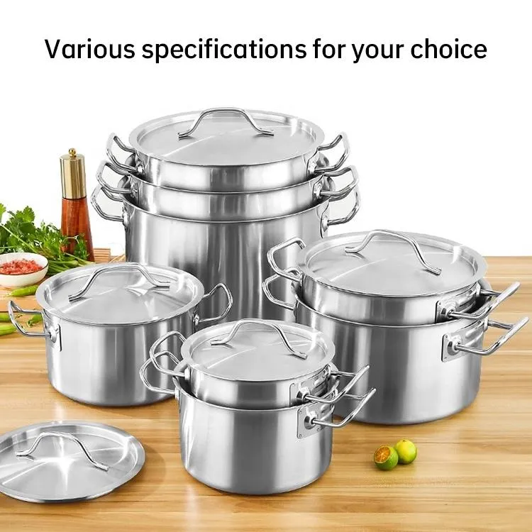 wholesale stainless steel soup pots Supplier