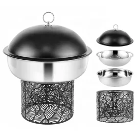 Conjunto de Buffet de Prato Chafing de Luxo por atacado 4.5L Chafing Dish Food Warmer a granel
