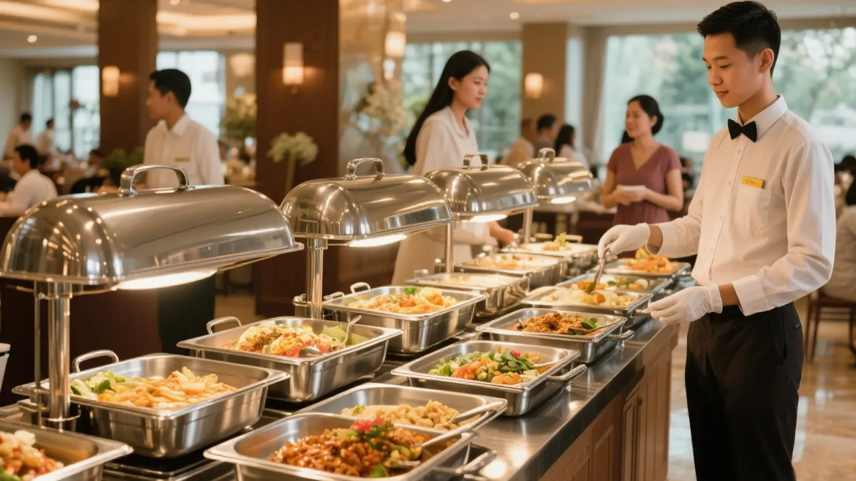 China stainless steel food trays manufacturer