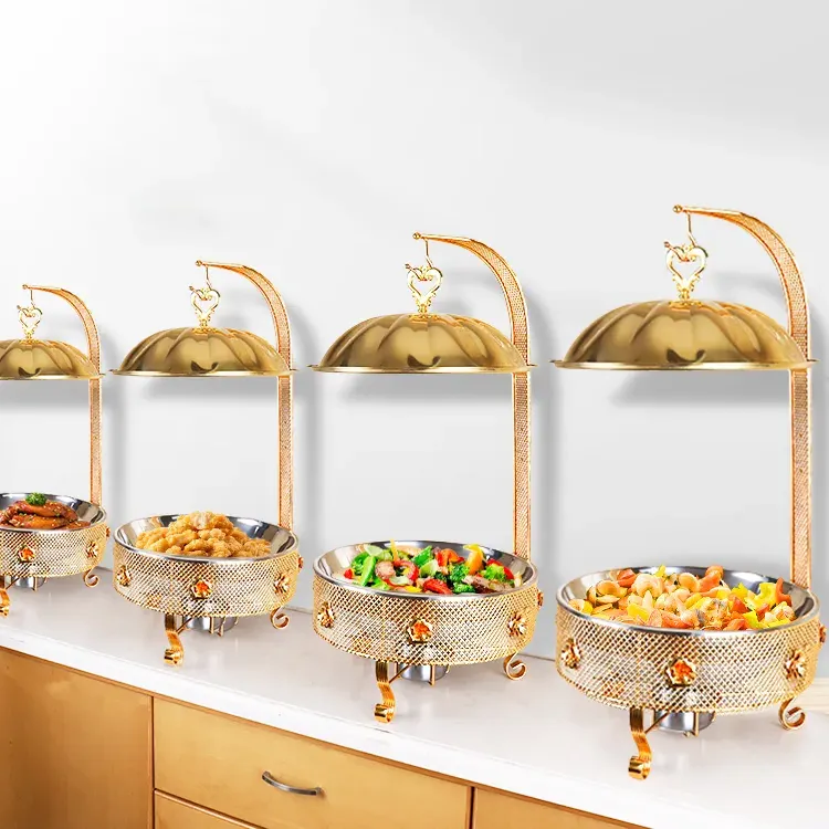 Warmhalten von Speisen mit Chafing Dish
