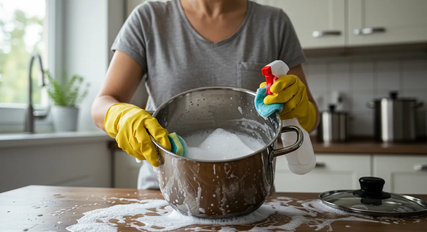 stainless steel pan -easy to clean